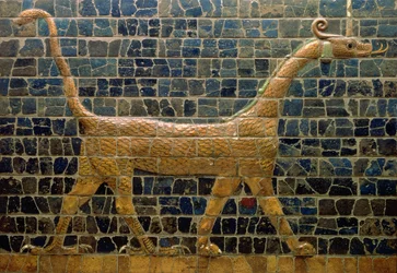 Dragon of Marduk, on the Ishtar Gate, Neo-Babylonian